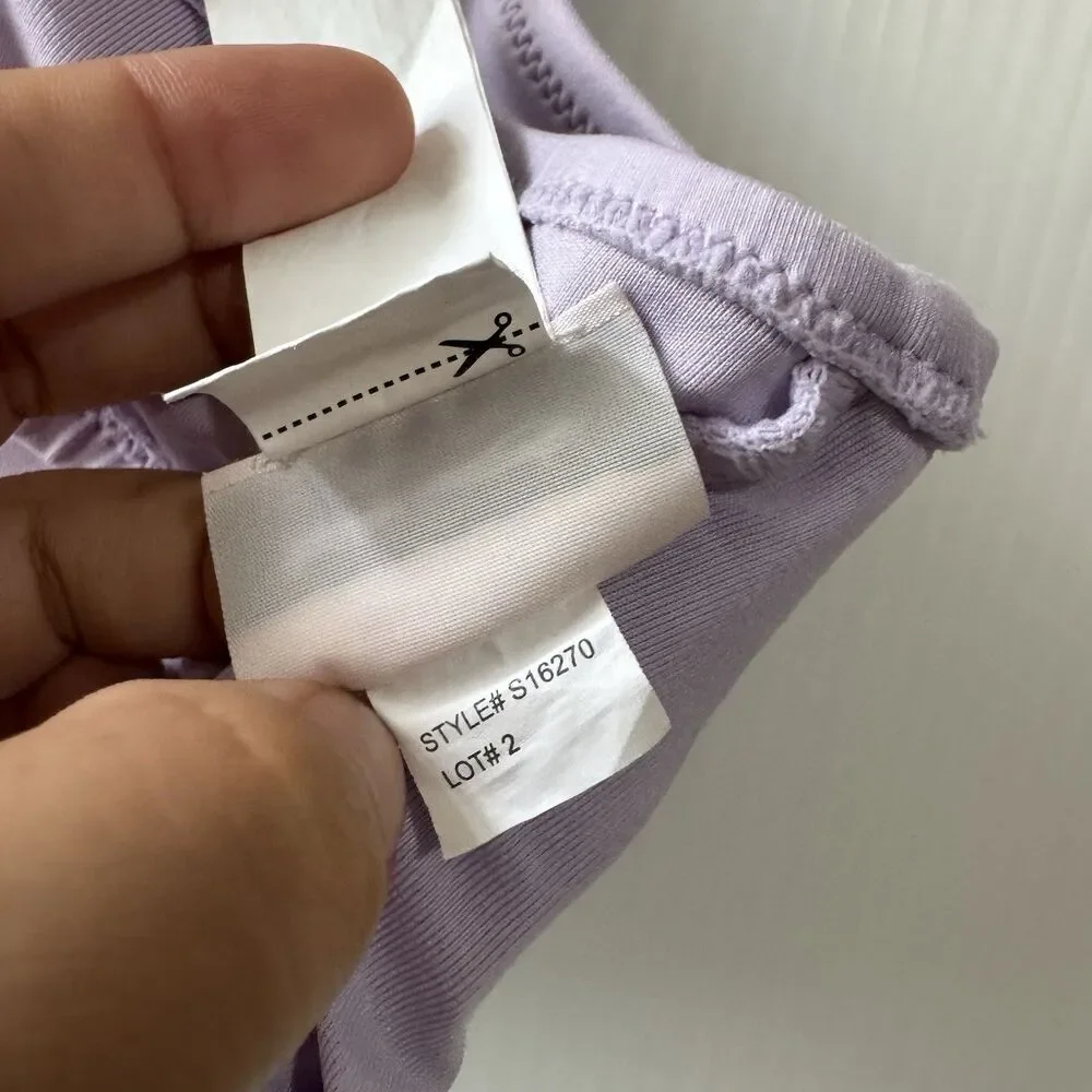 Kate Spade New York Swim Bikini Top Frozen Lilac Size L Women’s